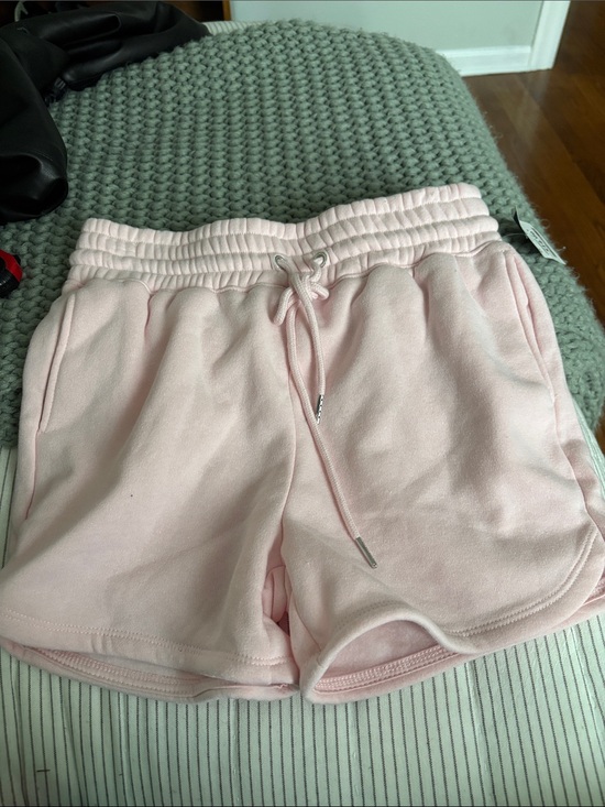Better Together Pants - Women’s Athletic Drawstring Shorts in Light Pink